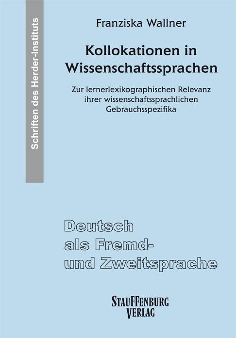 Cover-Bild Kollokationen in Wissenschaftssprachen
