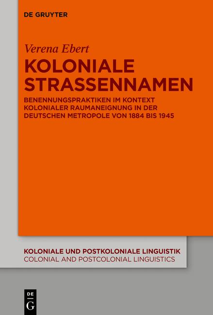 Cover-Bild Koloniale Straßennamen