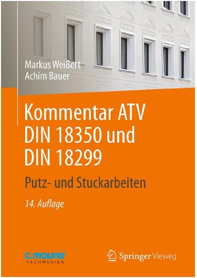 Cover-Bild Kommentar ATV DIN 18350 und DIN 18299