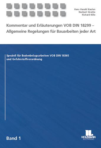 Cover-Bild Kommentar und Erläuterungen VOB DIN 18299 - Allgemeine Regelungen für Bauarbeiten jeder Art