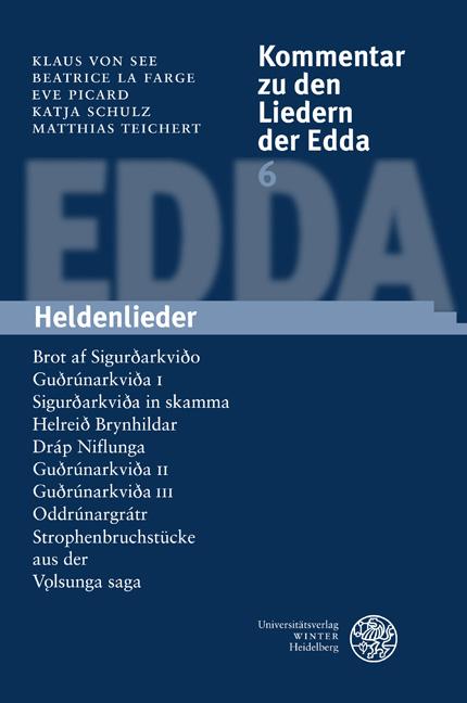 Cover-Bild Kommentar zu den Liedern der Edda / Heldenlieder