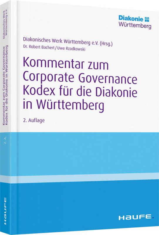 Cover-Bild Kommentar zum Corporate Governance Kodex für die Diakonie in Württemberg