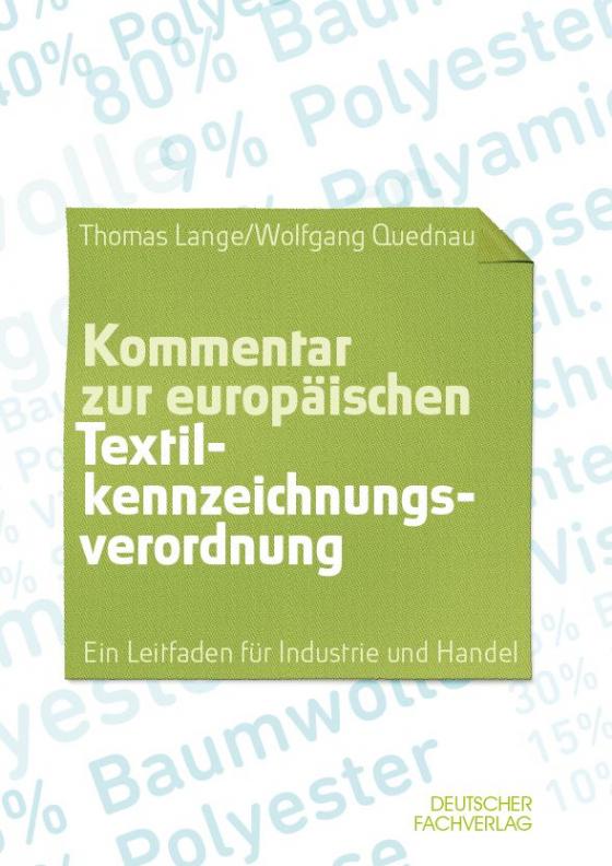 Cover-Bild Kommentar zur europäischen Textilkennzeichnungsverordnung