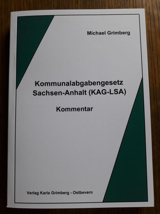 Cover-Bild Kommunalabgabengesetz Sachsen-Anhalt (KAG-LSA)