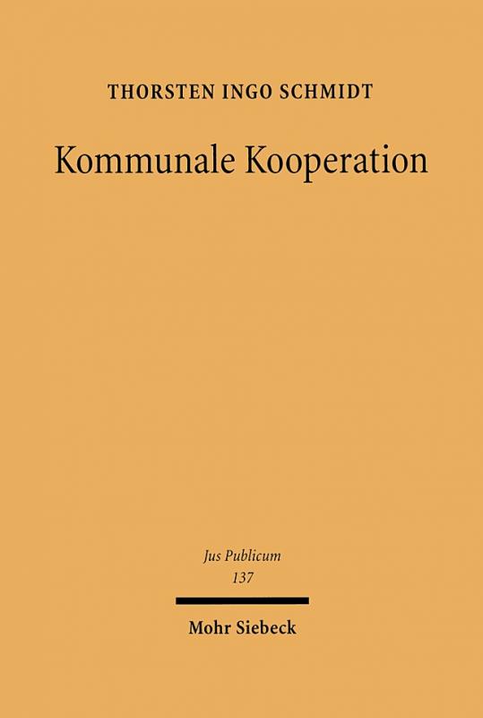 Cover-Bild Kommunale Kooperation