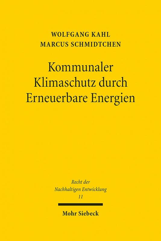 Cover-Bild Kommunaler Klimaschutz durch Erneuerbare Energien