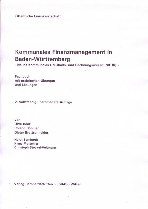 Cover-Bild Kommunales Finanzmanagement in Baden-Württemberg