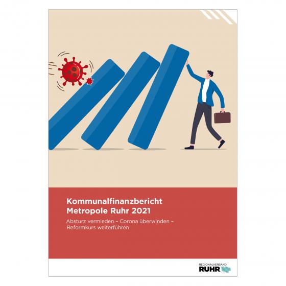 Cover-Bild Kommunalfinanzbericht Metropole Ruhr 2021