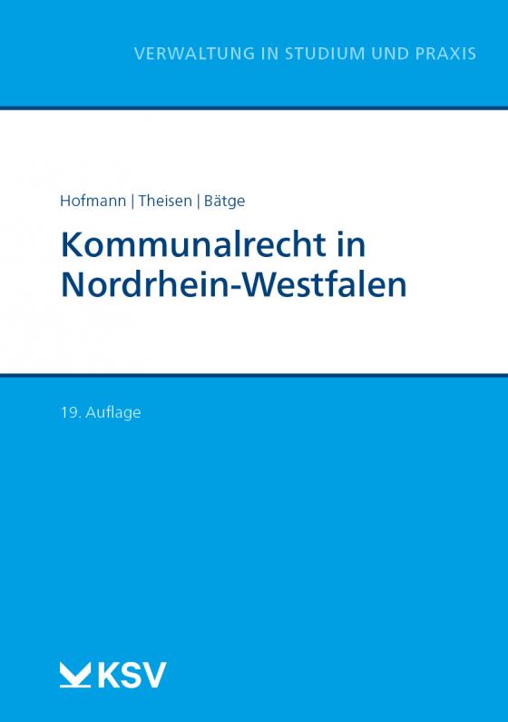 Cover-Bild Kommunalrecht in Nordrhein-Westfalen