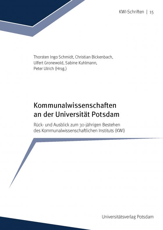 Cover-Bild Kommunalwissenschaften an der Universität Potsdam