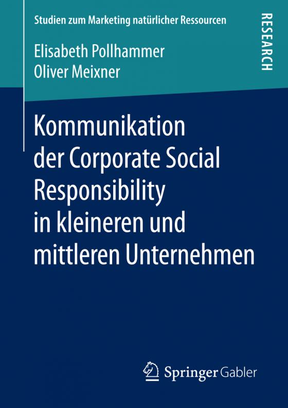 Cover-Bild Kommunikation der Corporate Social Responsibility in kleineren und mittleren Unternehmen