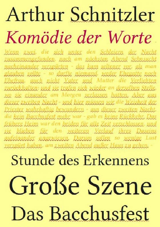 Cover-Bild Komödie der Worte