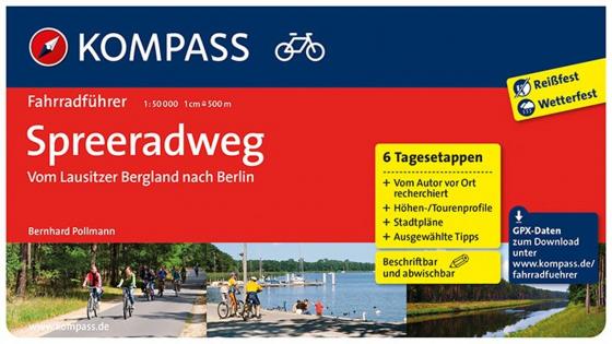 Cover-Bild KOMPASS Fahrradführer Spreeradweg - Vom Lausitzer Bergland nach Berlin