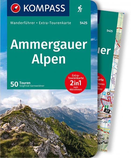 Cover-Bild KOMPASS Wanderführer 5425 Ammergauer Alpen