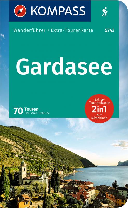 Cover-Bild KOMPASS Wanderführer Gardasee, 70 Touren mit Extra-Tourenkarte