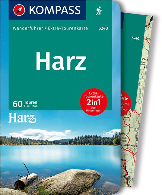 Cover-Bild KOMPASS Wanderführer Harz