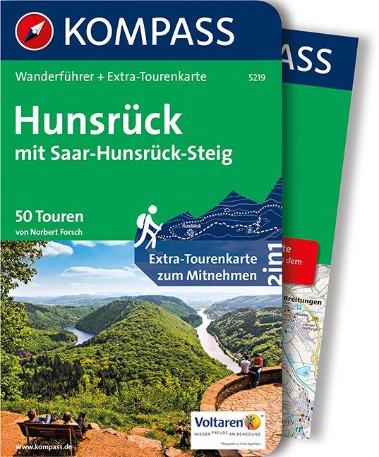 Cover-Bild KOMPASS Wanderführer Hunsrück mit Saar-Hunsrück-Steig