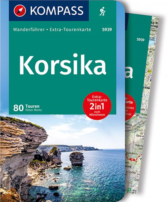 Cover-Bild KOMPASS Wanderführer Korsika, 80 Touren