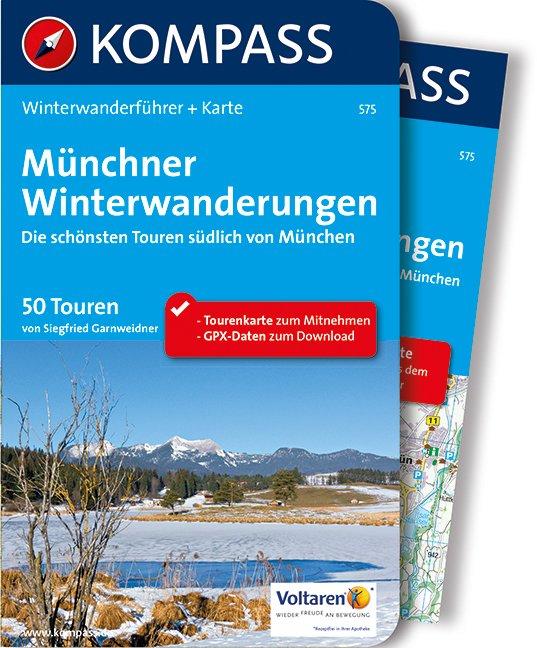 Cover-Bild KOMPASS Wanderführer Münchner Winterwanderungen