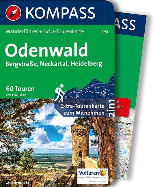 Cover-Bild KOMPASS Wanderführer Odenwald