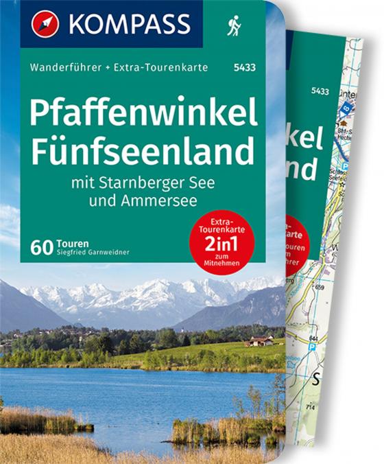 Cover-Bild KOMPASS Wanderführer Pfaffenwinkel, Fünfseenland, Starnberger See, Ammersee, 60 Tourenen