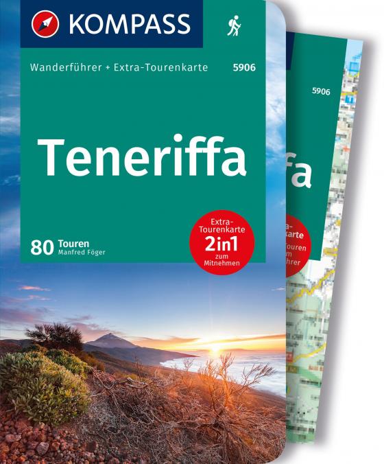 Cover-Bild KOMPASS Wanderführer Teneriffa, 80 Touren mit Extra-Tourenkarte