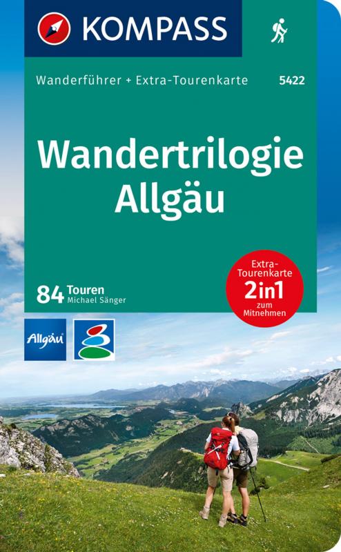Cover-Bild KOMPASS Wanderführer Wandertrilogie Allgäu, 84 Touren