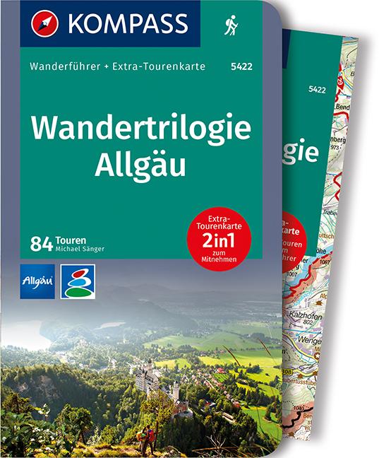 Cover-Bild KOMPASS Wanderführer Wandertrilogie Allgäu