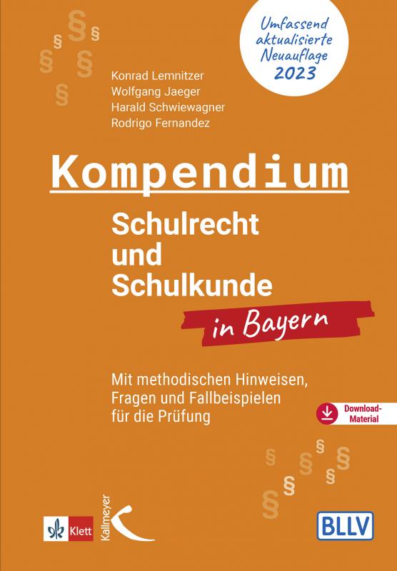 Cover-Bild Kompendium Schulrecht und Schulkunde in Bayern