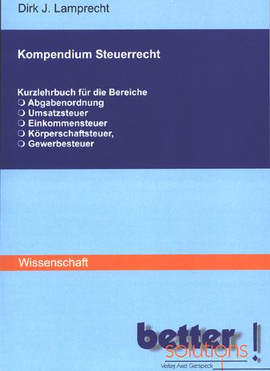 Cover-Bild Kompendium Steuerrecht
