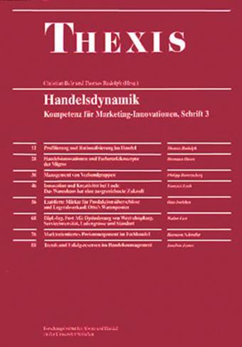 Cover-Bild Kompetenz für Marketing-Innovationen / Handelsdynamik