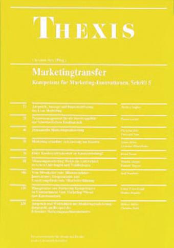 Cover-Bild Kompetenz für Marketing-Innovationen / Marketingtransfer