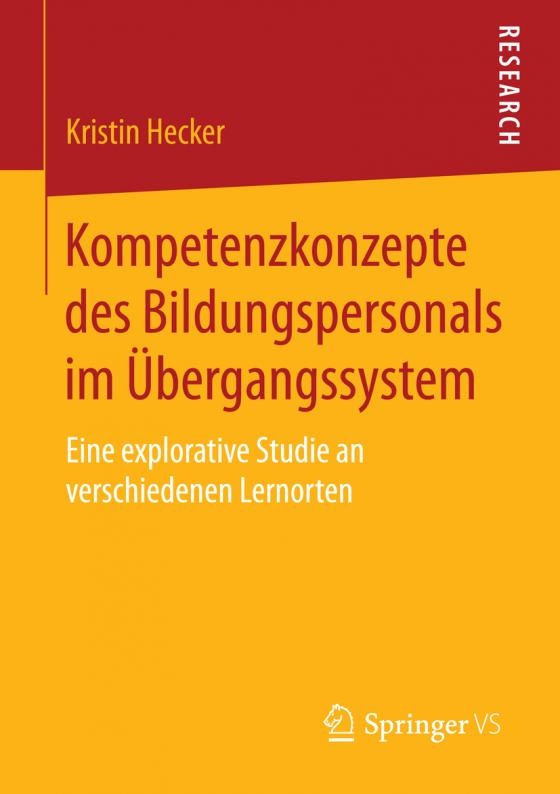 Cover-Bild Kompetenzkonzepte des Bildungspersonals im Übergangssystem