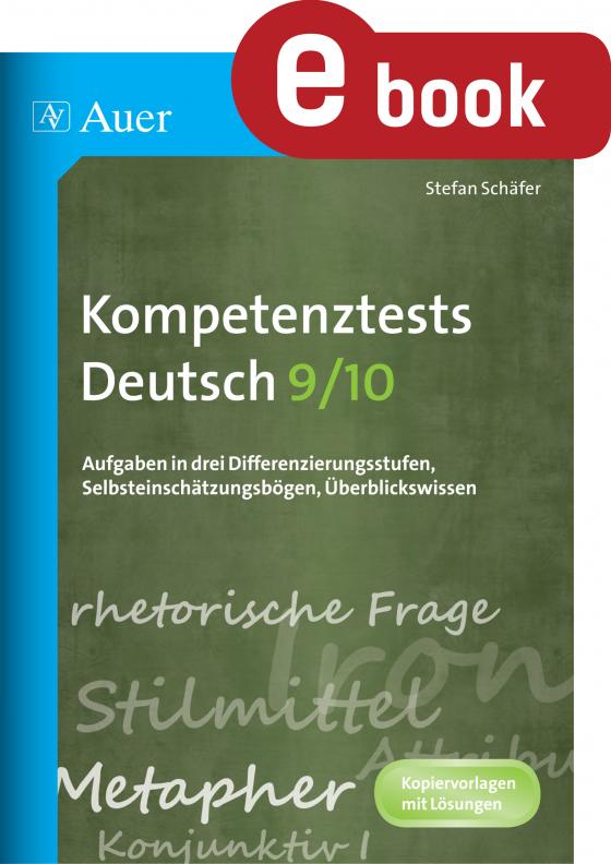 Cover-Bild Kompetenztests Deutsch, Klasse 9/10