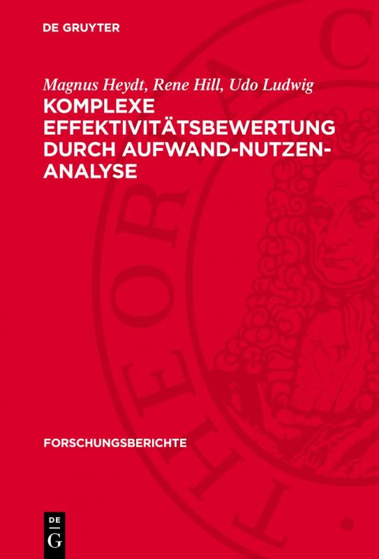 Cover-Bild Komplexe Effektivitätsbewertung durch Aufwand-Nutzen-Analyse