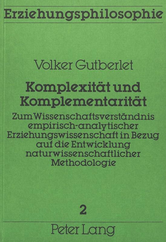 Cover-Bild Komplexität und Komplementarität