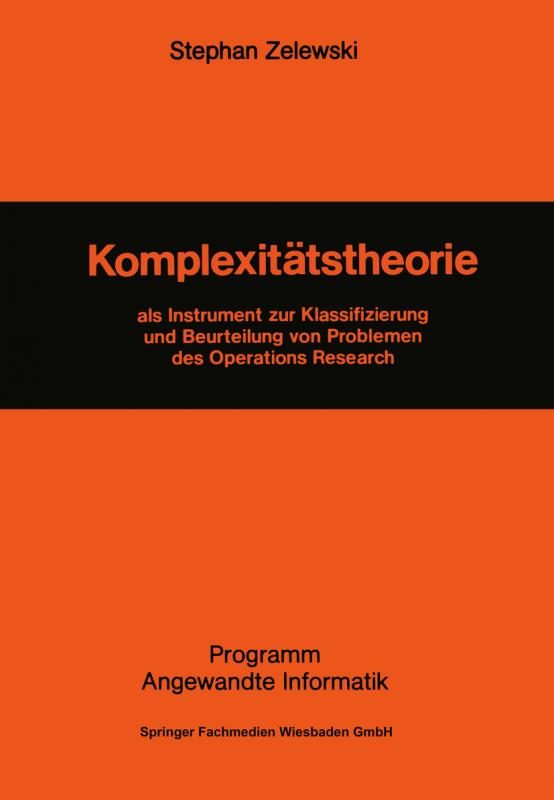 Cover-Bild Komplexitätstheorie