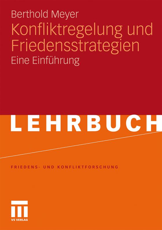 Cover-Bild Konfliktregelung und Friedensstrategien