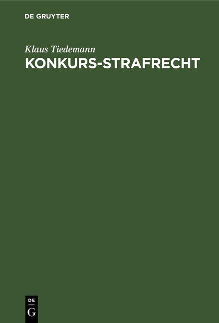 Cover-Bild Konkurs-Strafrecht