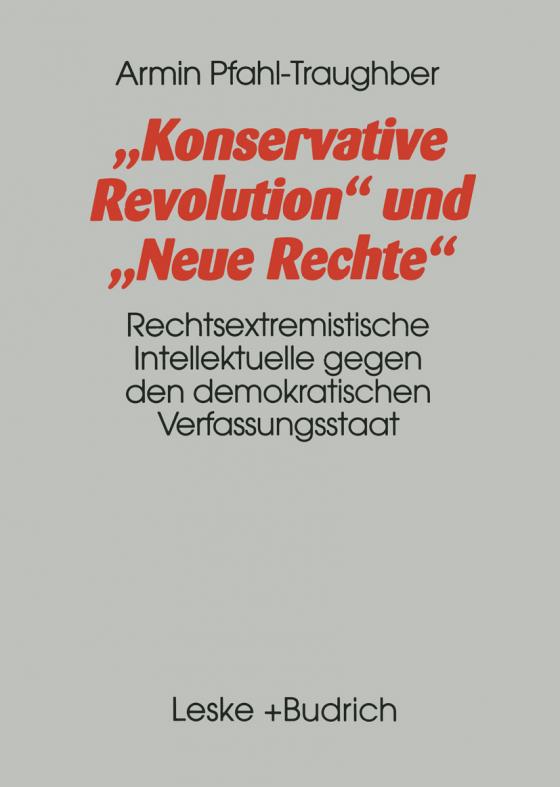 Cover-Bild Konservative Revolution und Neue Rechte