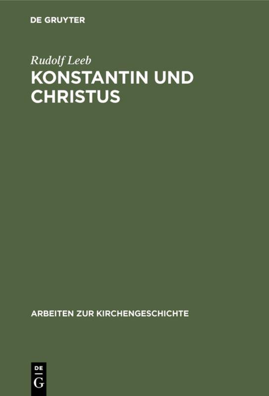 Cover-Bild Konstantin und Christus