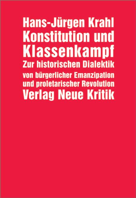 Cover-Bild Konstitution und Klassenkampf