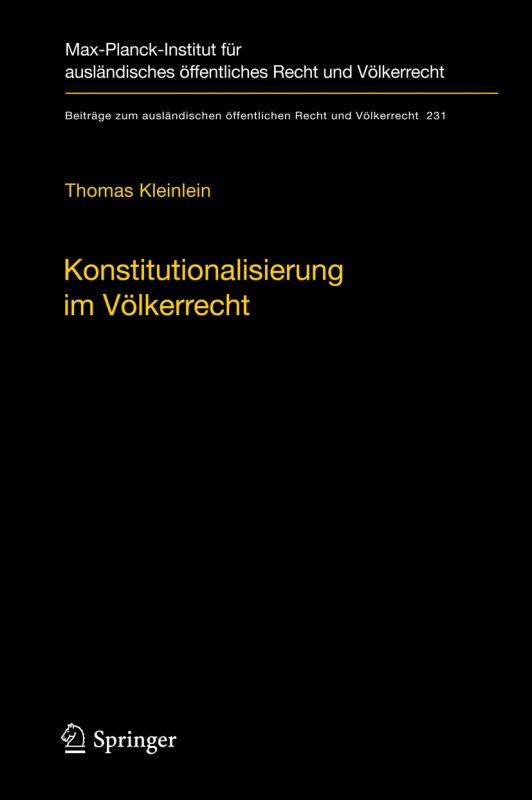 Cover-Bild Konstitutionalisierung im Völkerrecht
