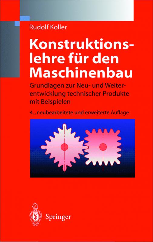 Cover-Bild Konstruktionslehre für den Maschinenbau