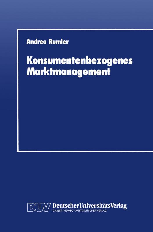 Cover-Bild Konsumentenbezogenes Marktmanagement