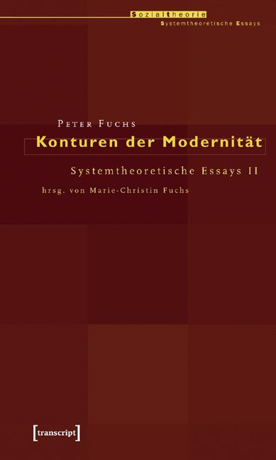 Cover-Bild Konturen der Modernität