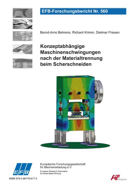 Cover-Bild Konzeptabhängige Maschinenschwingungen nach der Materialtrennung beim Scherschneiden