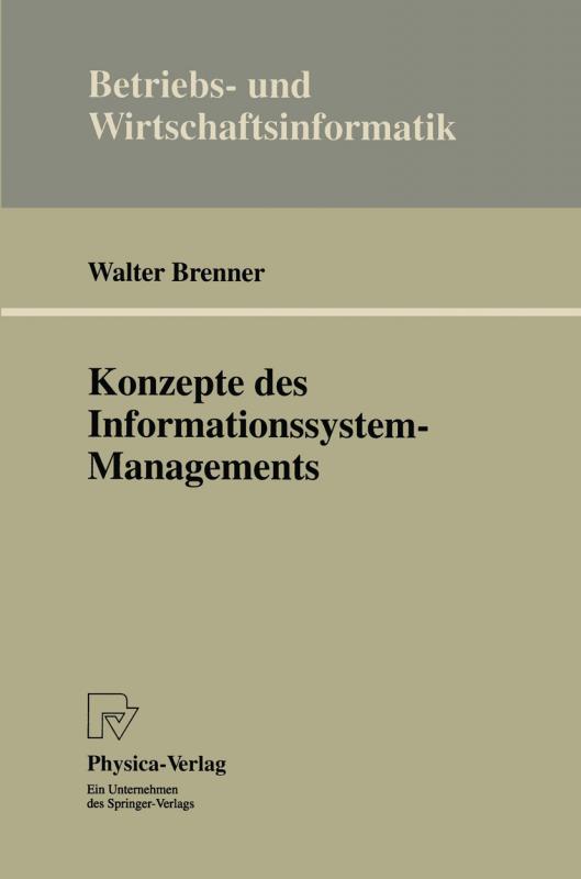 Cover-Bild Konzepte des Informationssystem-Managements