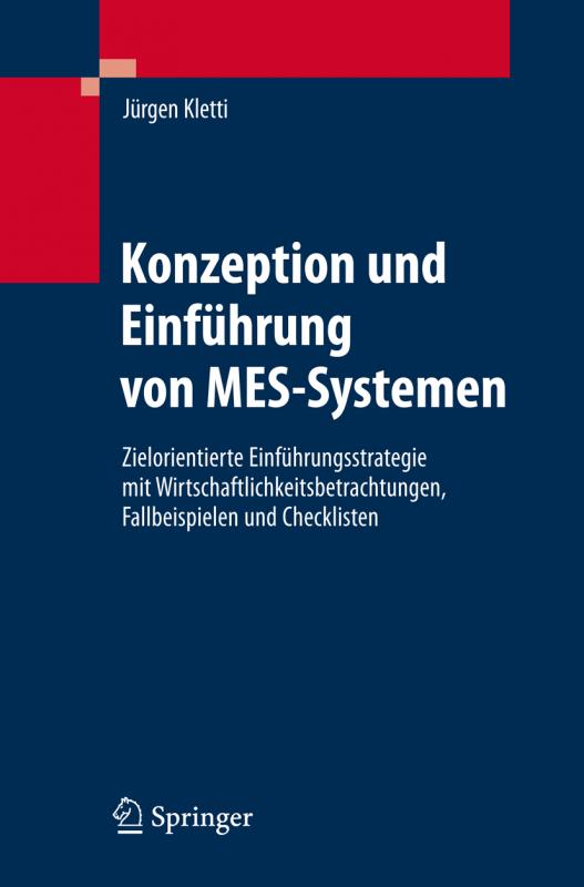 Cover-Bild Konzeption und Einführung von MES-Systemen