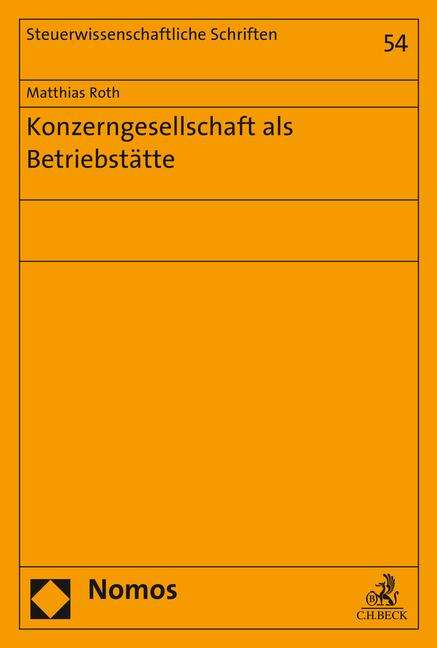 Cover-Bild Konzerngesellschaft als Betriebstätte